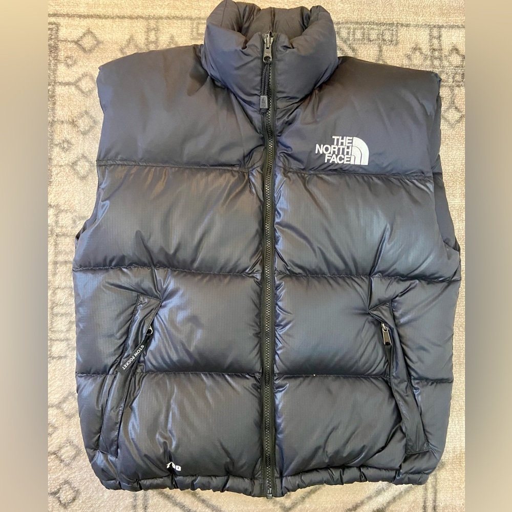 Vintage Gorpcore Black The North Face Puffer Vest